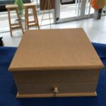Caja Reiki con cajon y abertura sin pintar - Imagen 2