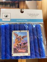 VELA DE MIEL SIETE CHAKRAS ARCANGELES/VIRGEN/JESUS