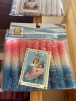 VELA DE MIEL SIETE CHAKRAS ARCANGELES/VIRGEN/JESUS - Imagen 2